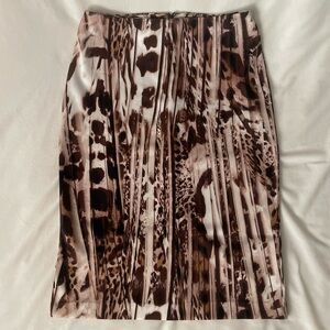 NY&C Leopard Print Pencil Skirt